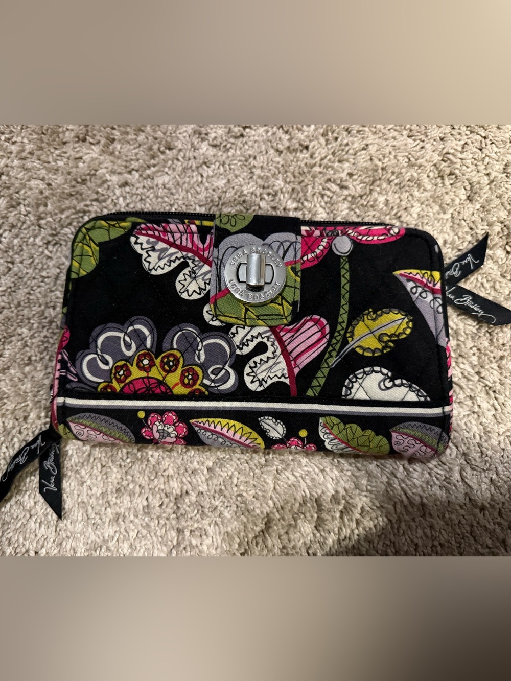 Vera Bradley quilted wallet